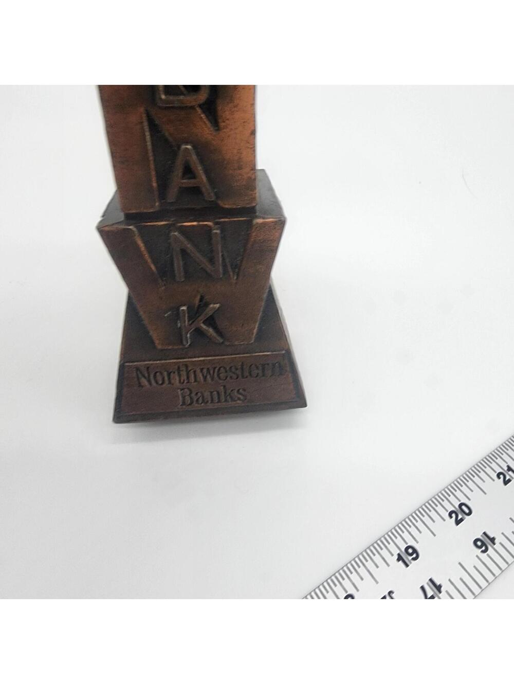 Northwestern Banks Weatherball Code Promotional Desk Trophy Award - Picture 4 of 10